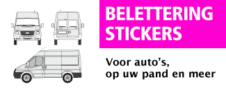 Belettering en stickers